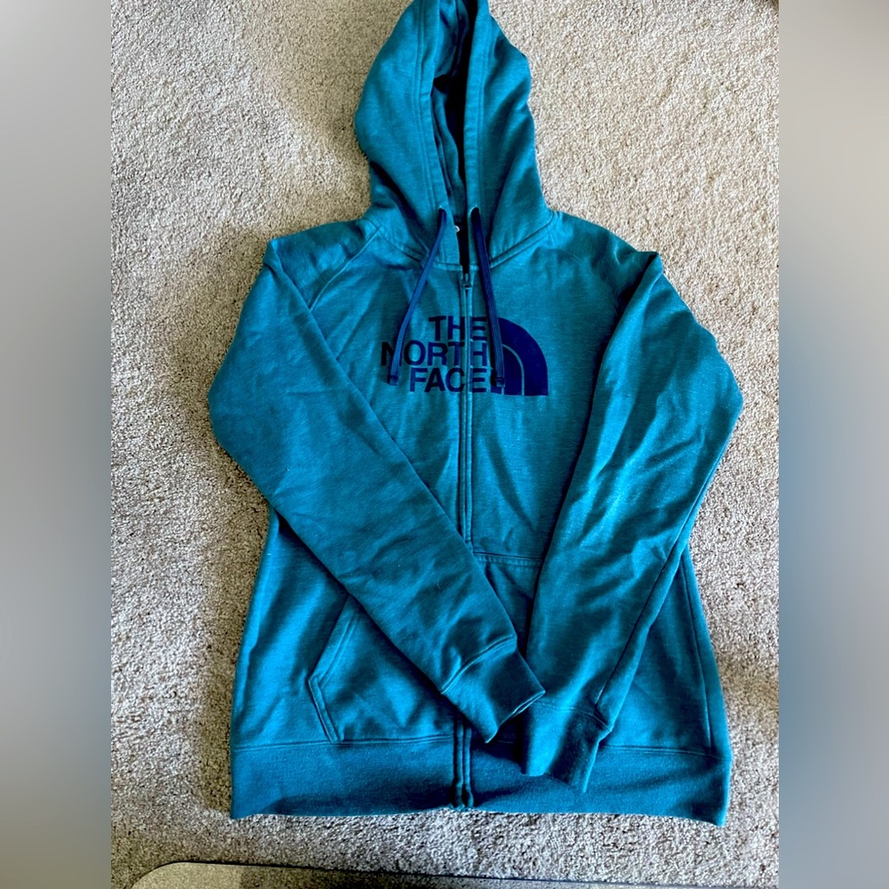 North face zipper hoodie, with pockets. Sz. M.